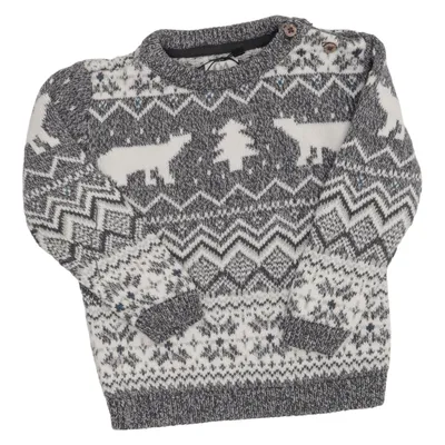 Pull de Noël (Gris, Blanc) de Baby C&A Coton