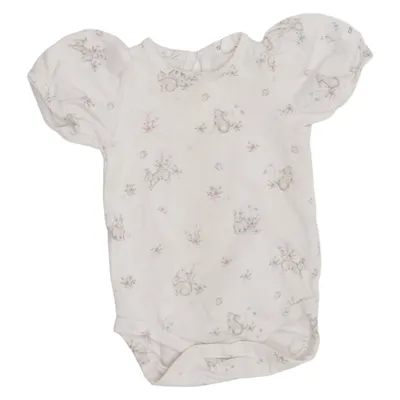 Romper (Wit) van Newbie by KappAhl Katoen, Elastaan