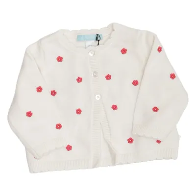 Cardigan (Blanc, Rouge) de Obaïbi Coton