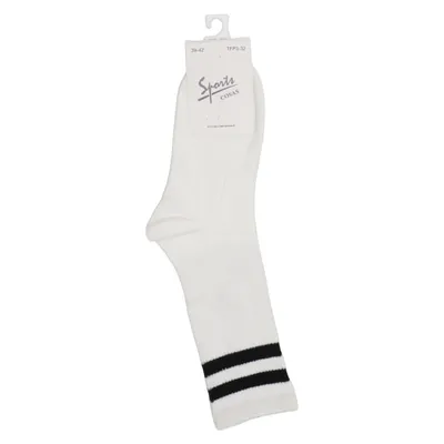 Strumpor (Vit, Svart) från Sports Bomull, Elastan, Polyester