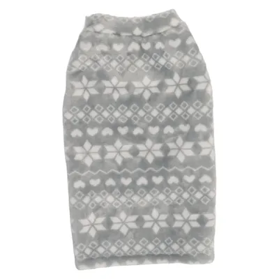 Dog coat (Gray, White) from Zoofari Polyester
