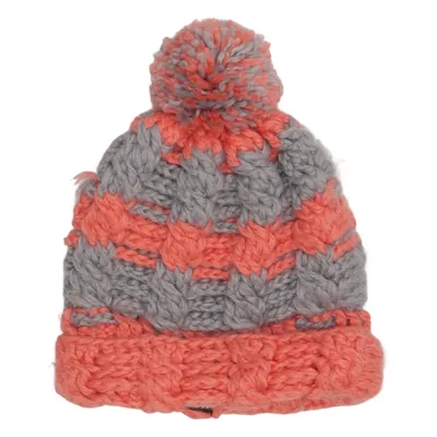 Pompon muts (Grijs, Oranje) van Mons Royale Acryl, Wol