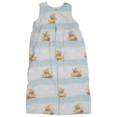 Swaddle sack (Blue, White) from Pusblu Cotton