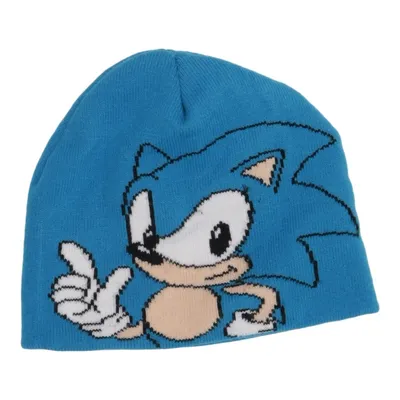 Bonnet (Bleu) de sonic the hedgehog Acrylique, Élasthane