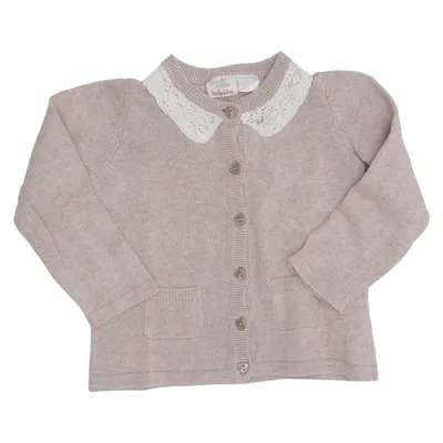 Cardigan (Beige) van Lupilu Katoen