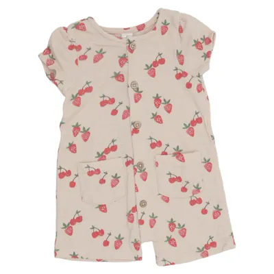 Rompertjes (Beige, Rood, Groen) van Topomini Katoen, Polyester