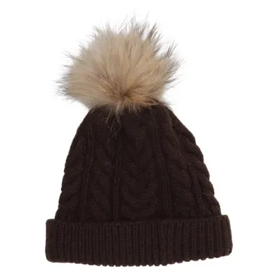 Pompon muts (MA4-00438) van Mauritius Acryl, Polyester