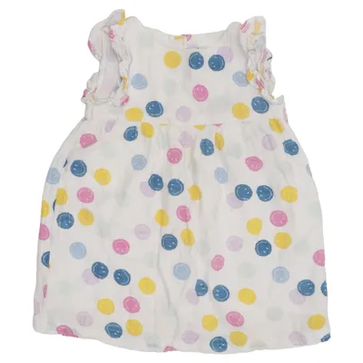 Robe (Blanc, Multicolore) de Coq en Pate Coton