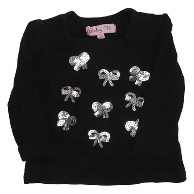 Langærmet t-shirt (Sort) fra Baby Skill Bomuld, Elastan