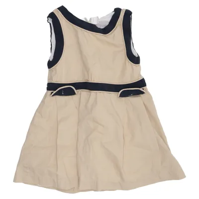 Klänning (Beige, Blå) från Amore Bomull