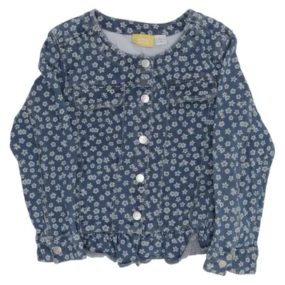 Jeansjacke (Blau, Weiß) von My Mini Chicco Baumwolle, Elasthan