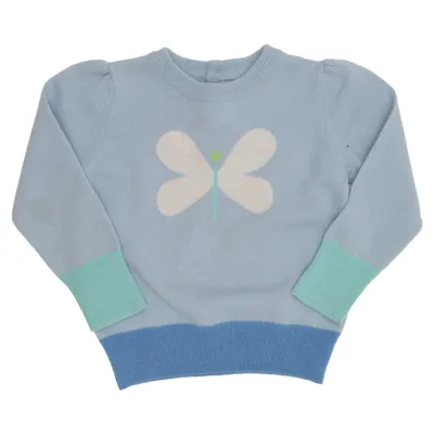 Pull-over (Bleu, Turquoise, Blanc) de Jacadi Cachemire, Laine