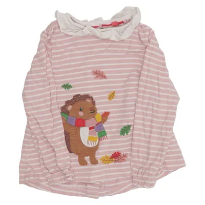 Long sleeve T-shirt (Pink, White, Multicolored) from Baby Boden Cotton