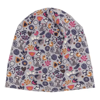 Beaniemössa (Grå, Flerfärgad) från Mössverkstan