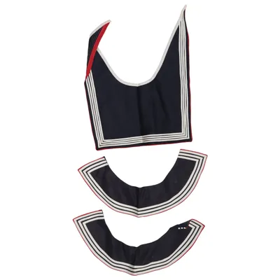 Col de chemise (Bleu, Blanc, Rouge)