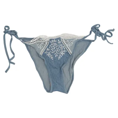 Bikiniunderdel (Blå) fra Ermanno Scervino Bomuld, Polyamid