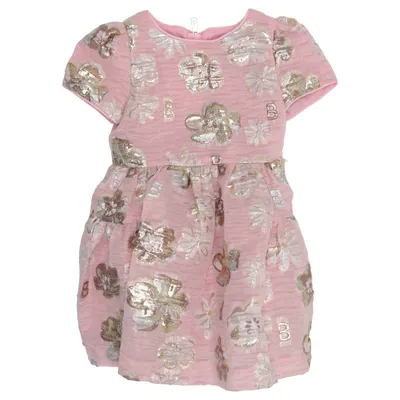 Dress (Pink, Gold) from Baker by Ted Baker Metallic fiber, Polyamide, Polyester