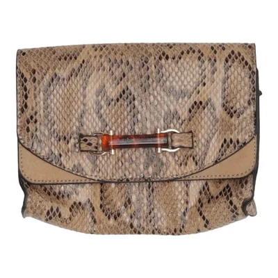 Umhängetasche (Beige, Braun) von Topshop Polyester, Polyurethan