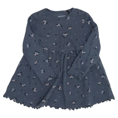 Kjole (Blå, Flerfarvet) fra MyWear Kids Bomuld, Elastan