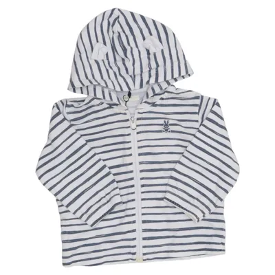 Capuchon sweater (Blauw, Wit) van Benetton Baby Katoen