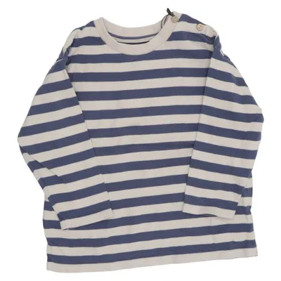 Long sleeve T-shirt (Blue, Beige) from Play Up Organic cotton, Recycled cotton