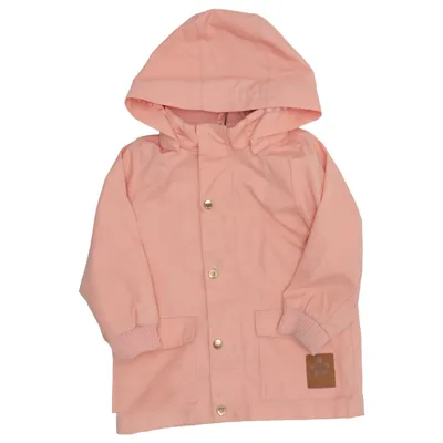 Regenjack (Roze) van Mini Rodini Organisch katoen, Gerecycled polyester