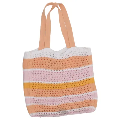 Strandtas (Roze, Wit, Oranje) van Envii