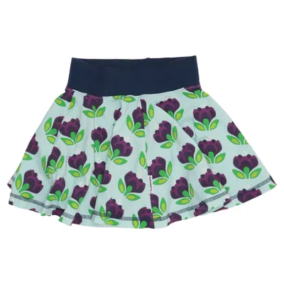 Jupe (Bleu, Vert, Violet) de Maxomorra Coton, Élasthane