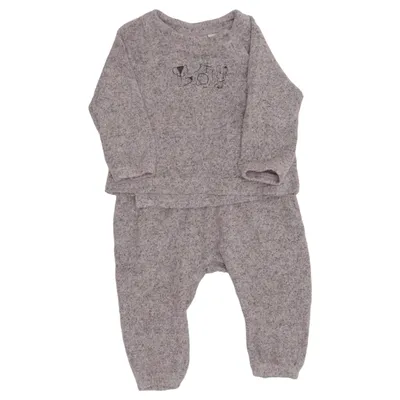 Pyjama (Grijs) van MyWear Baby Elastaan, Polyester, Viscose