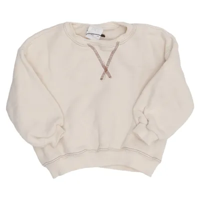 Sweatshirt (Beige) from Zara Cotton, Elastane