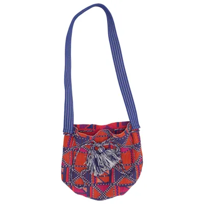 Umhängetasche (Blau, Rot, Pink) von Oysho Acryl, Polyester