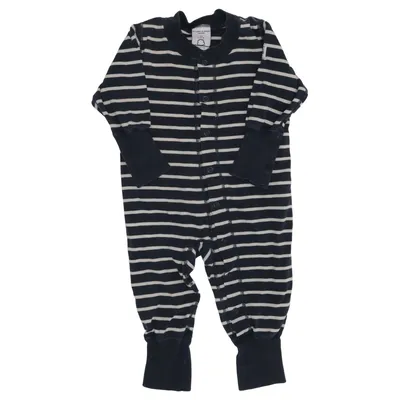Rompers (Blue, White) from Polarn O. Pyret Cotton