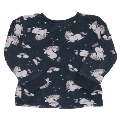 Sweatshirt (Blå, Flerfarvet) fra Åhléns Kids Økologisk bomuld