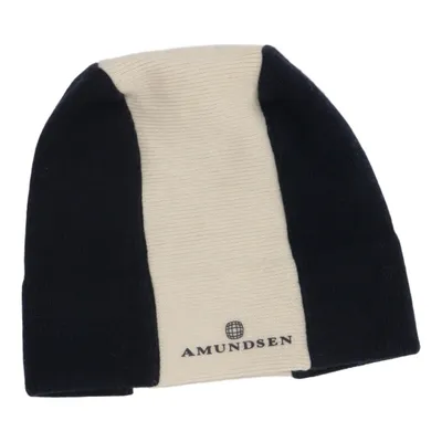 Beanie (Blue, Beige) from Amundsen Merino wool