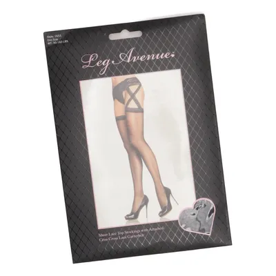 Stay-ups (Zwart) van Leg Avenue