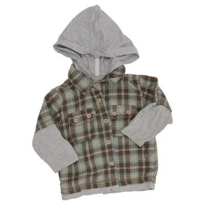 Hoodie (Brown, Gray, Blue) from Kiks Cotton