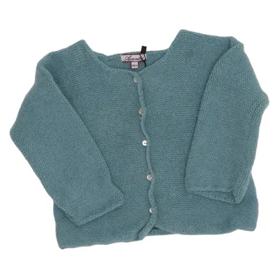 Strickjacke (Blau) von Acanthe Wolle