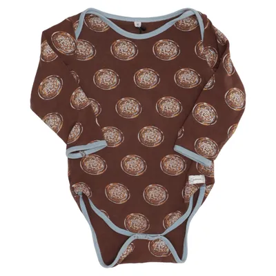 Romper (Bruin, Blauw) van Sobea Katoen, Elastaan
