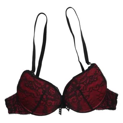Bra (Black, Red) from Jette Elastane, Polyamide, Polyester