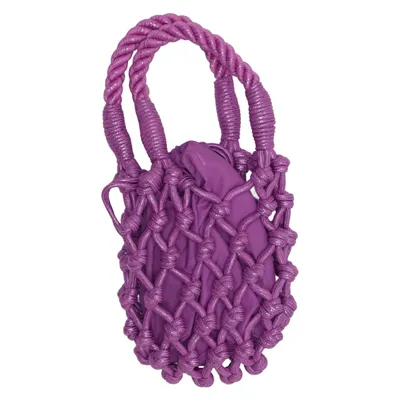 Handväska (Makramé, rep, repväska, boho-chic, festival, sommar, vår, midsommar, påsväska, bröllop.) från H&M Polyester