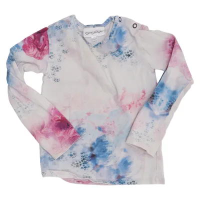 Långärmad t-shirt (Blå, Rosa, Vit, Flerfärgad) från Gugguu Bomull, Elastan