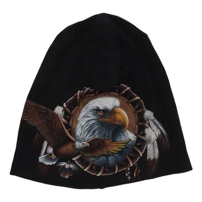 Beanie-Mütze (Schwarz, Mehrfarbig) von Rock Eagle Baumwolle, Elasthan