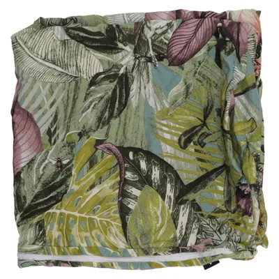 Taie d'oreiller (Vert, Multicolore) de At Home Coton