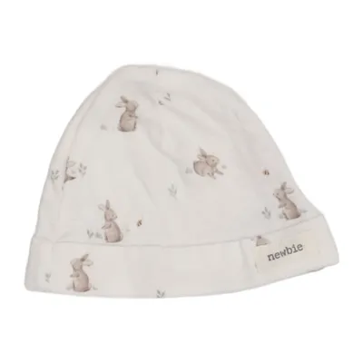 Beanie (White, Multicolored) from Newbie by KappAhl Cotton