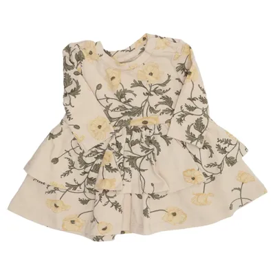 Dress (Beige, Yellow, Green) from Garbo & Friends Elastane, Organic cotton