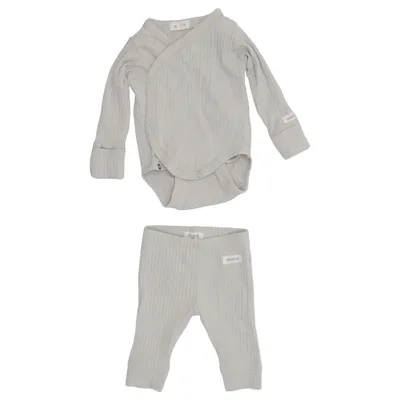 Set (Gray) from Newbie by KappAhl Cotton, Elastane