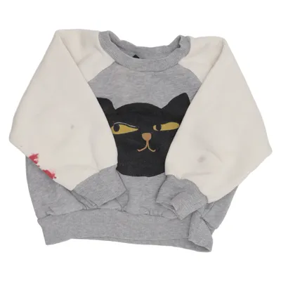 Sweatshirt (Gris, Blanc) de Mini Rodini Coton biologique