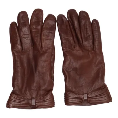 Leather gloves (Brown) from Hestra Cashmere, Leather