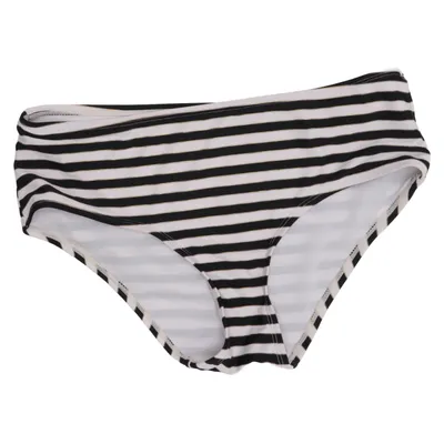 Bikini bottom (Black, White) from Beachy Secrets Elastane, Polyester