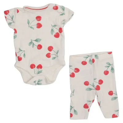 Set (Vit, Röd) från Mothercare Bomull, Elastan